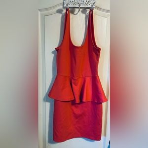 Medium Coral cocktail dress